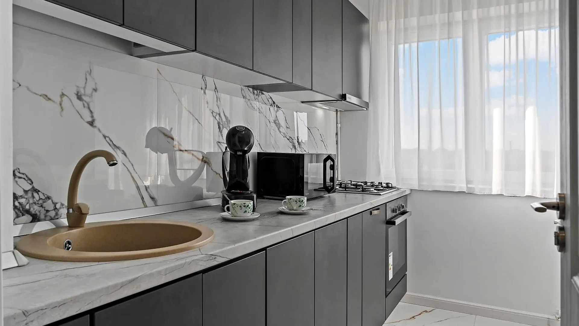 Apartmán Apartament De Lux Moghioros Park Bukurešť